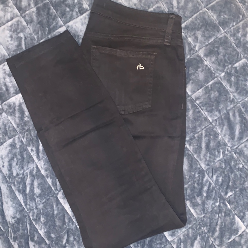 Rag & bone black skinny jeans